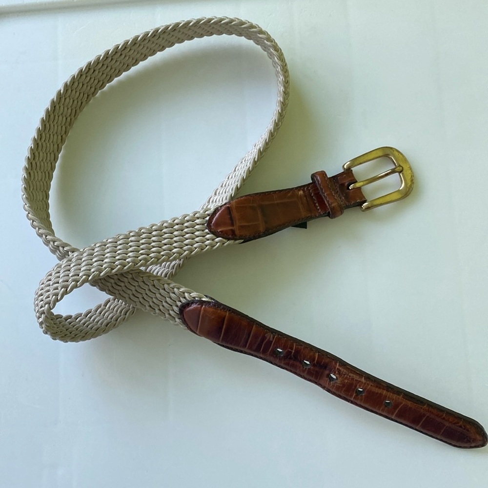 Vintage Brighton Crocodile, Nylon Belt